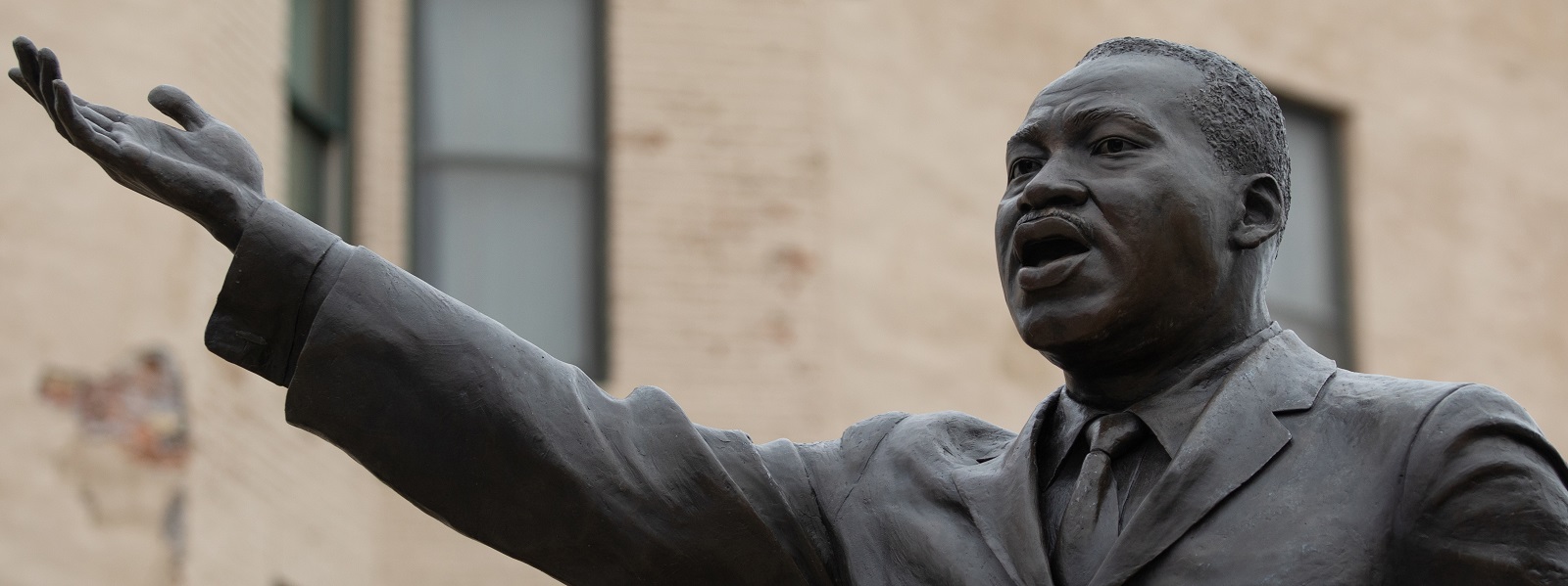 A statue of Martin Luther King, Jr. in Milwaukee