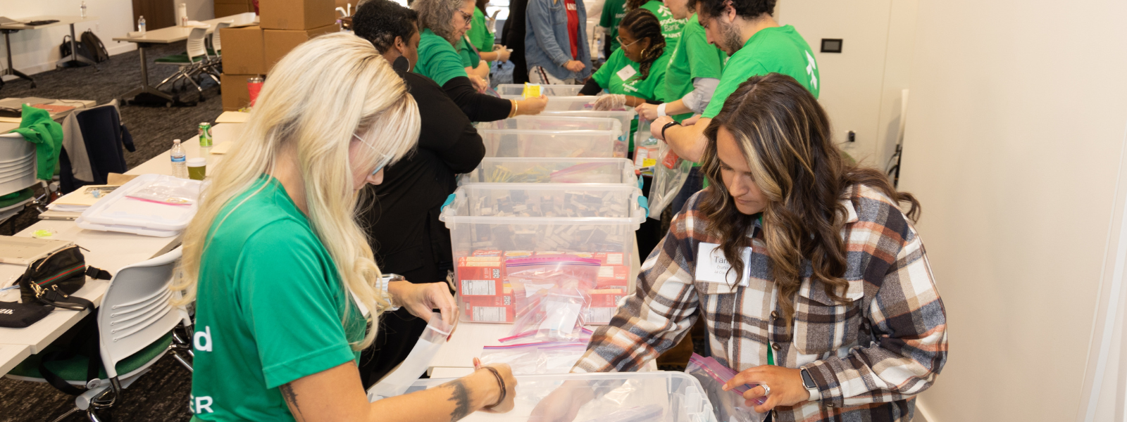 Associated Bank Employees Packing Kits