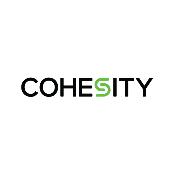 Cohesity logo linked to Cohesity website