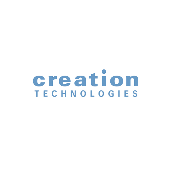 Creation logo linked to Creation website