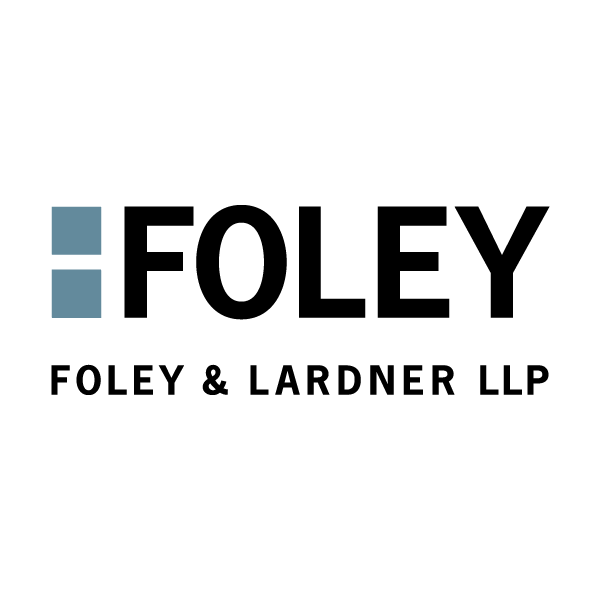 Foley logo linking externally to Foley website