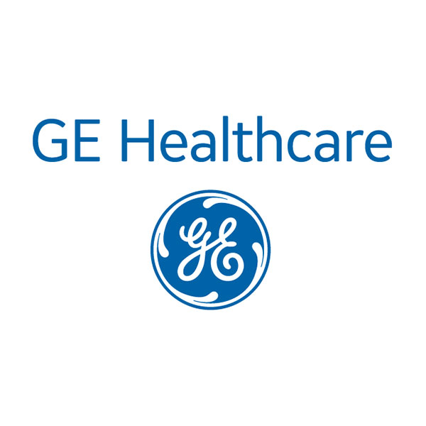 GE Healthcare logo linking externally to GE Healthcare website