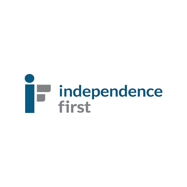 IndependenceFirst logo linked to IndependenceFirst website