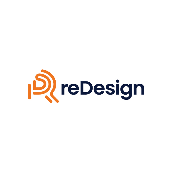 redesign logo linked to redesign website