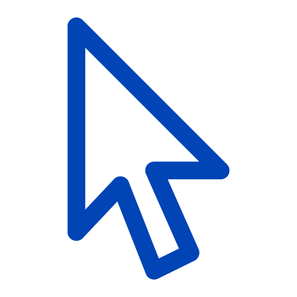arrow cursor icon