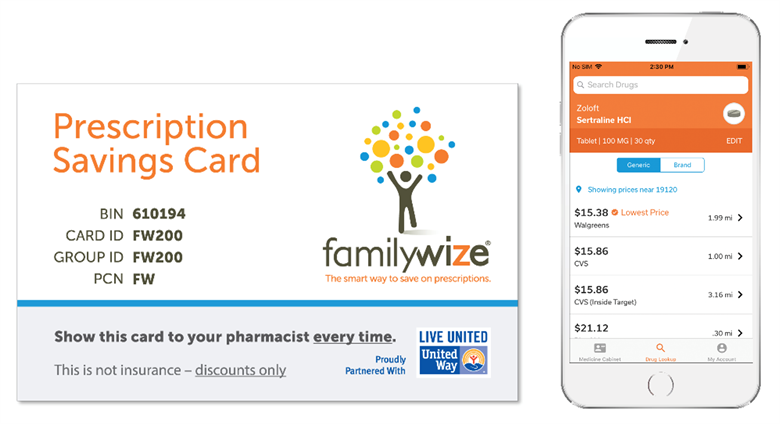 Walgreens Pharmacy Discount Card Free Rx Card Display Kit Save Up To