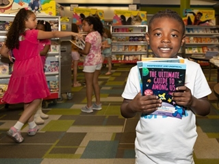 Students "shop" for books