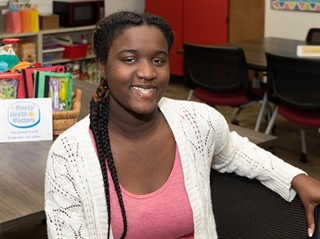 Briasia, student at Waukesha South High School