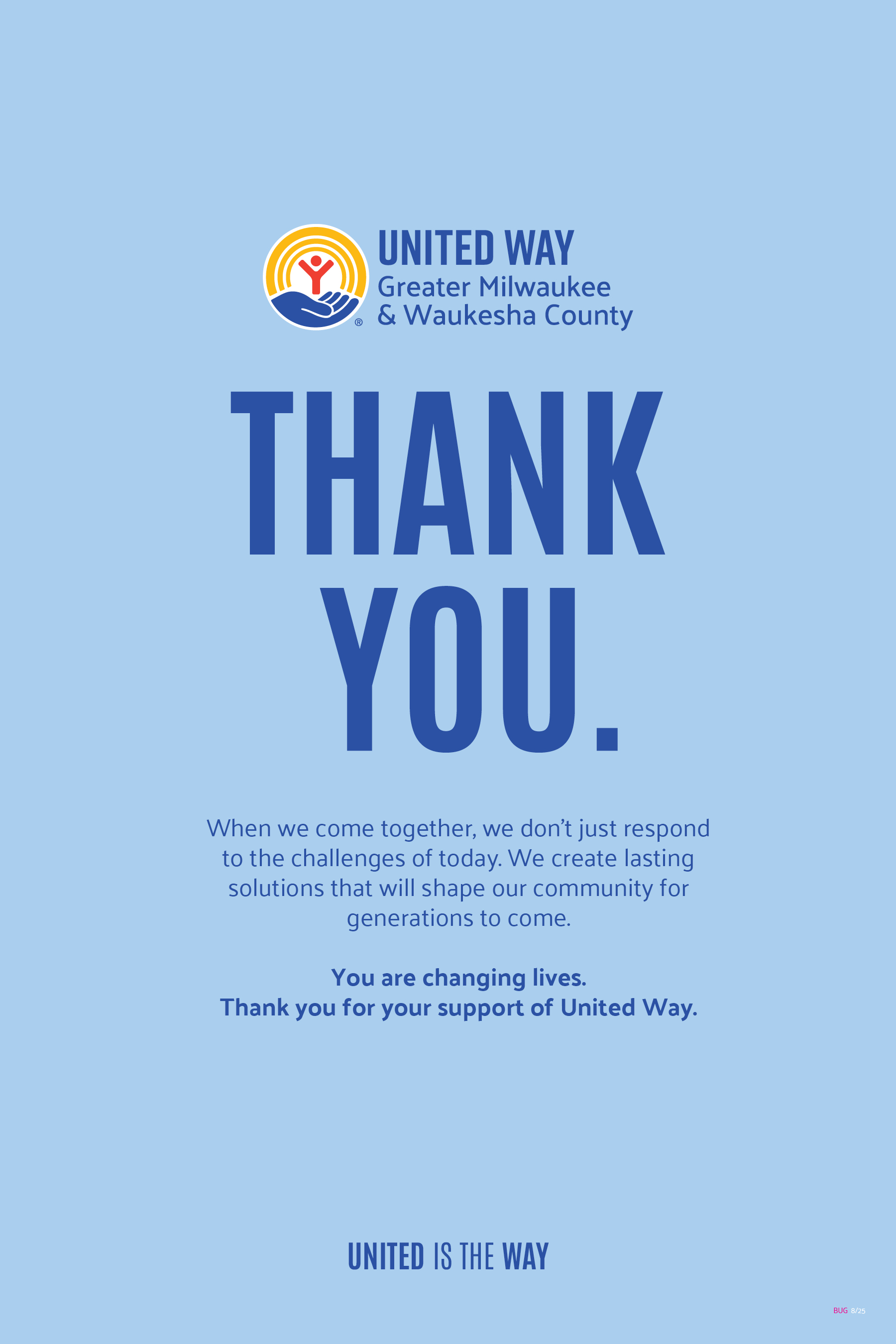 image of Thank You Poster