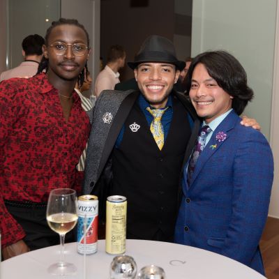 Attendees at Pride United Homecoming having fun