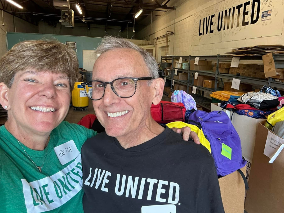 Betsy Forrest and her husband Dennis Cerreta