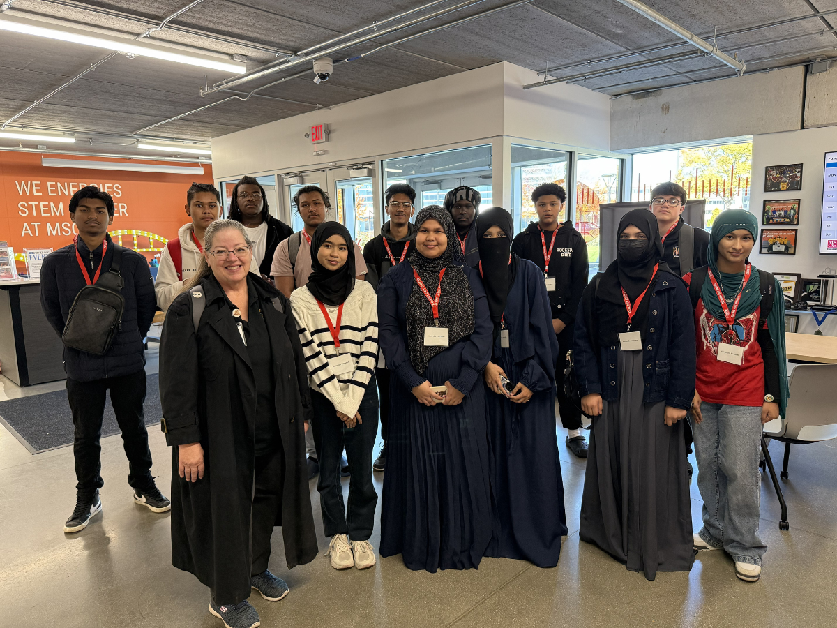 Image of students at Technology Career Fair