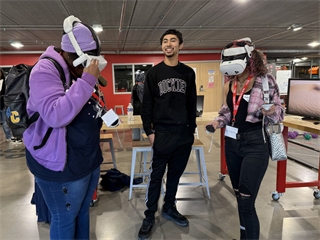 Students at the Technology Career Fair