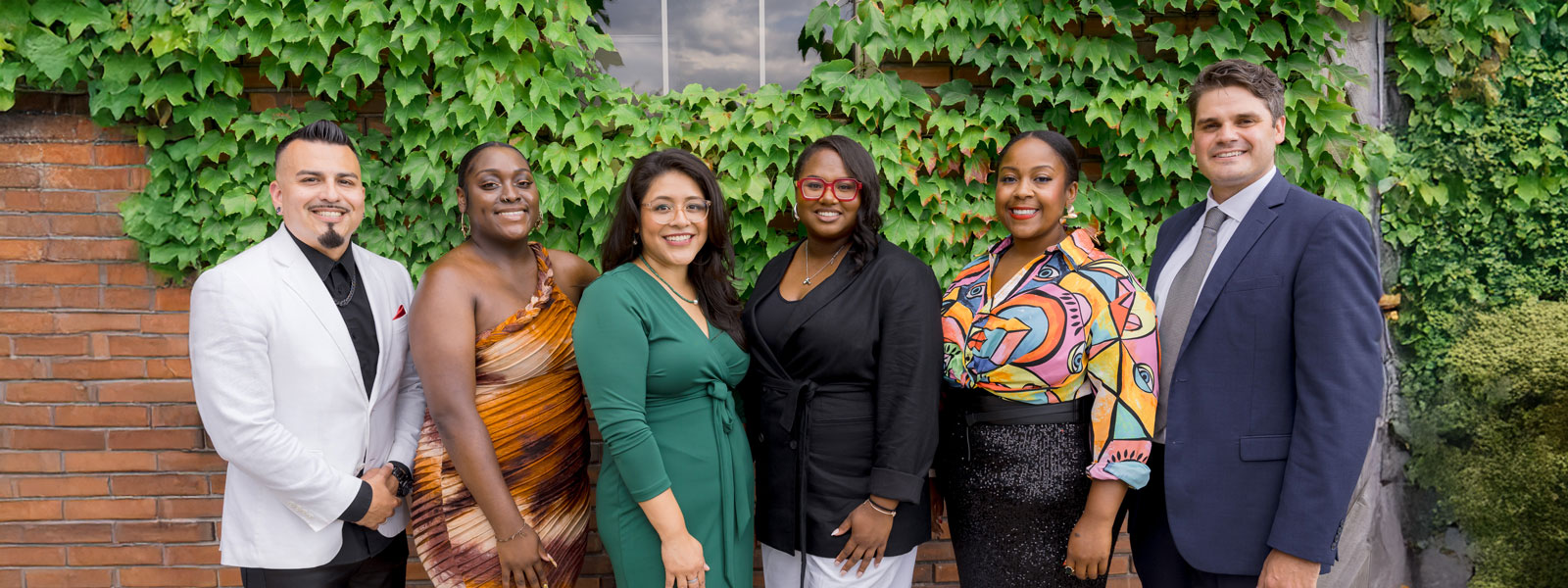 group of six award honorees