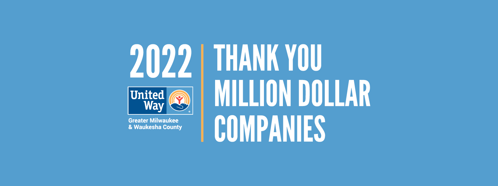 blue image with words Thank You Million Dollar Companies