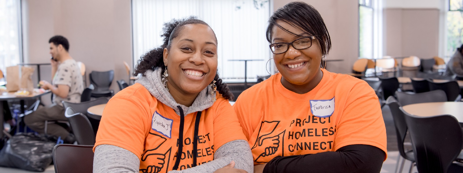 Volunteers at Project Homeless Connect