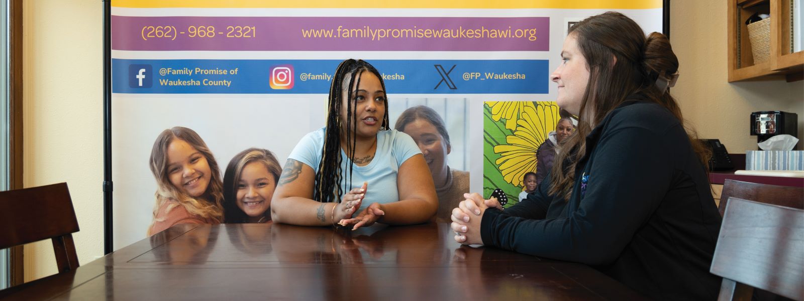 Crystal and Family Promise of Waukesha County