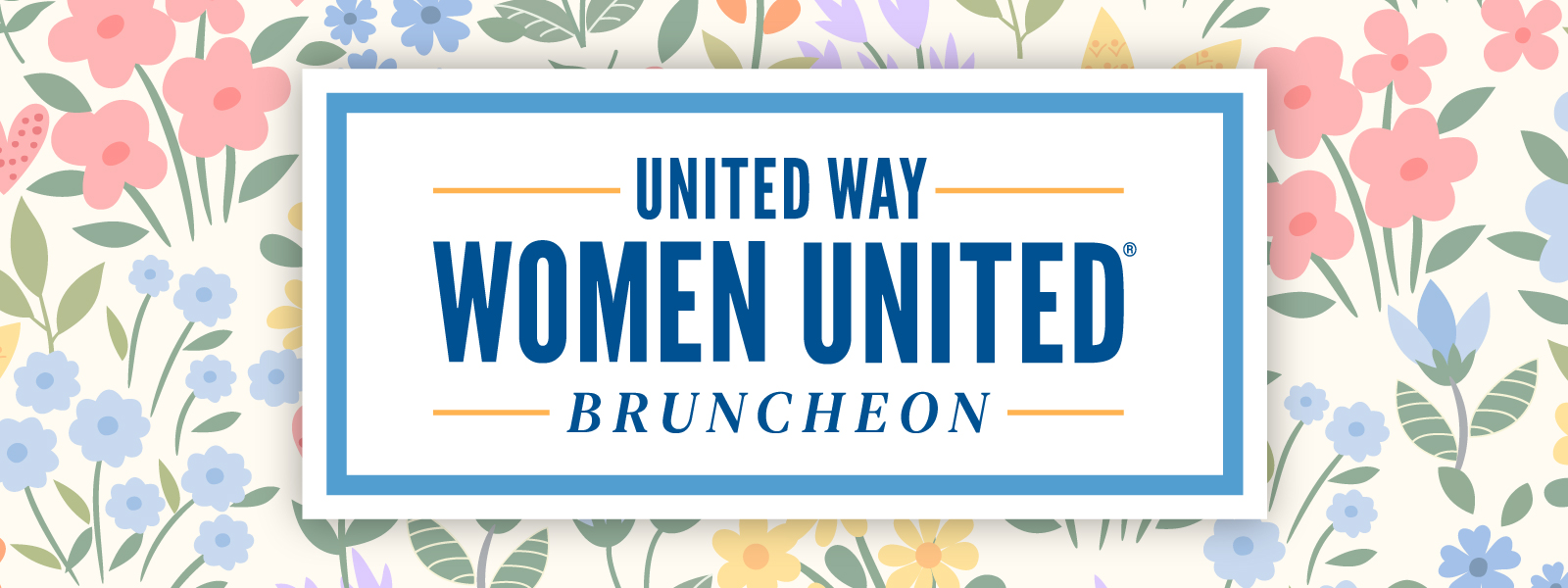 image of Women United Text and Flowers