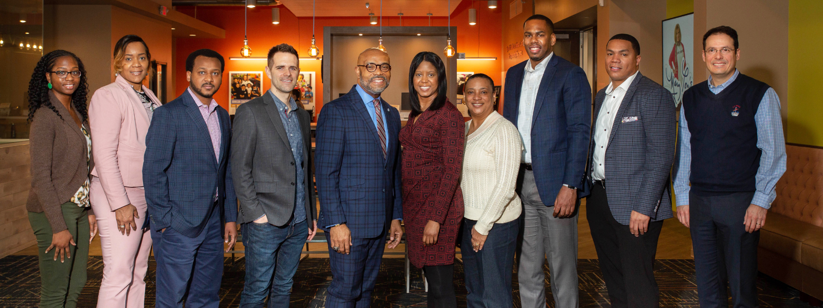 2019 photo of Diversity Leadership Society members.