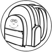 Bus image 3 coloring page icon