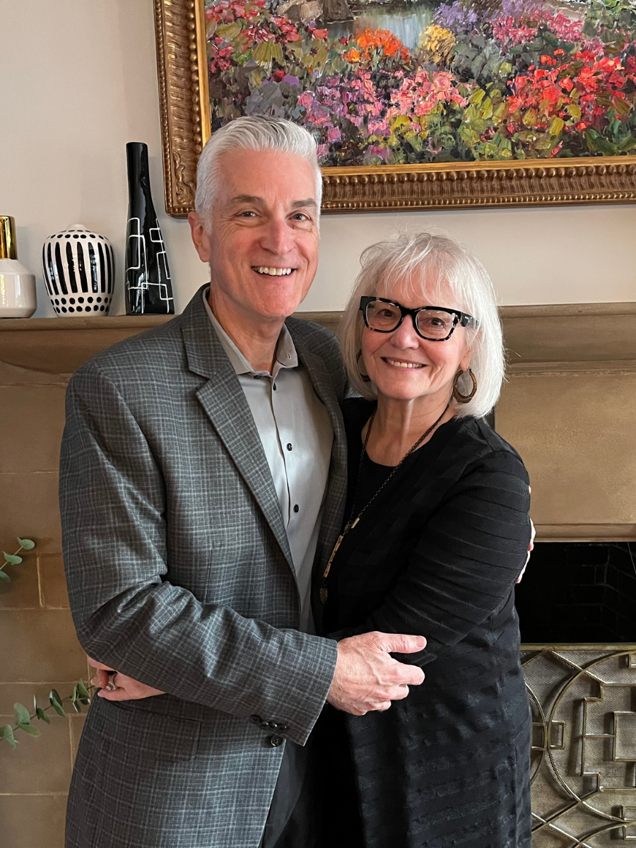 Lynn Sprangers & her husband, Mike Gousha