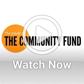 image of Community Fund logo with a play overlay button