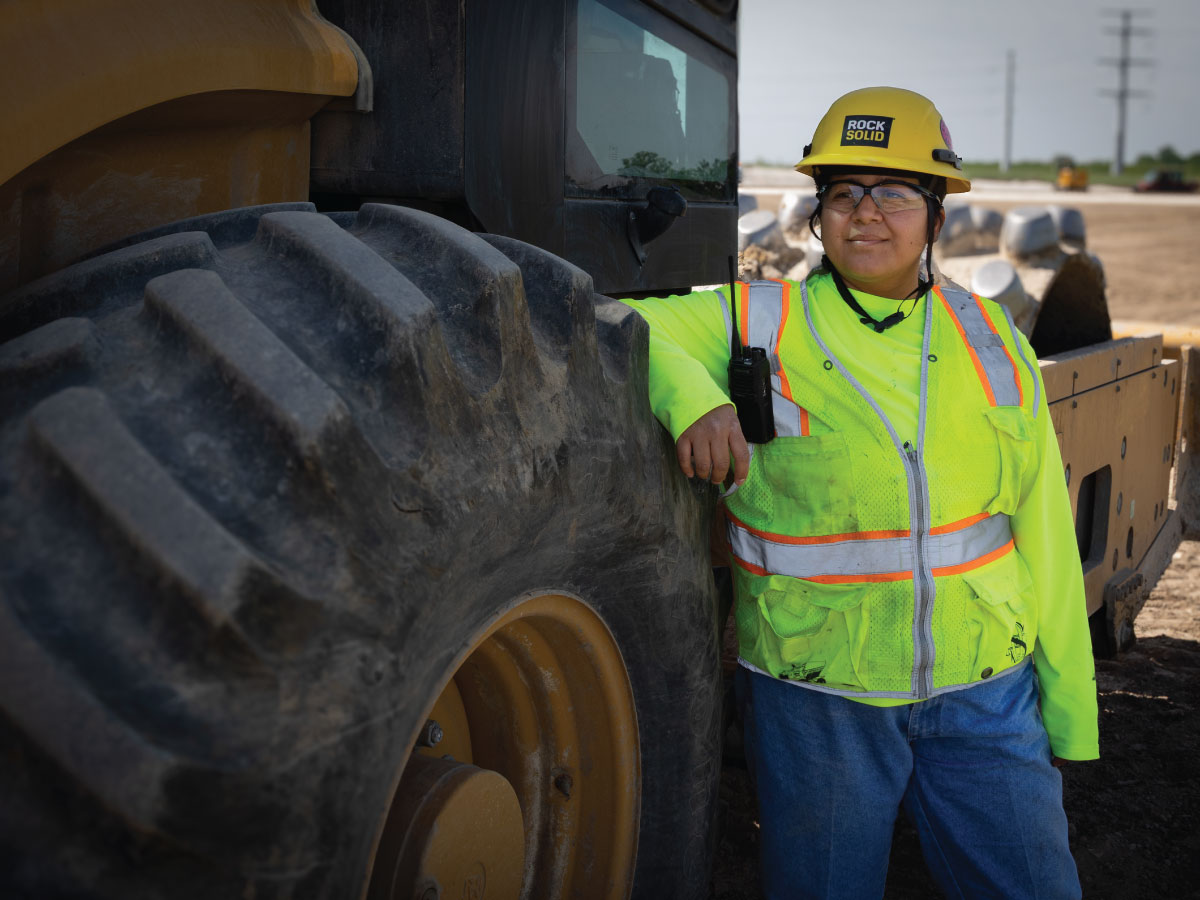 Marisol at work with support from WRTP | BIG STEP