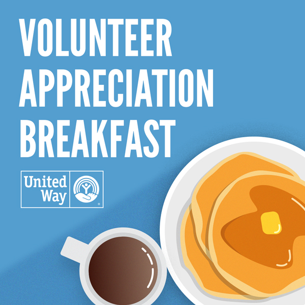 Volunteer Appreciation with Coffee and Breakfast Food
